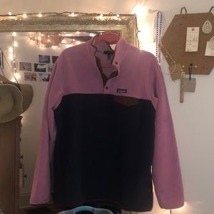Pink and blue Patagonia pullover